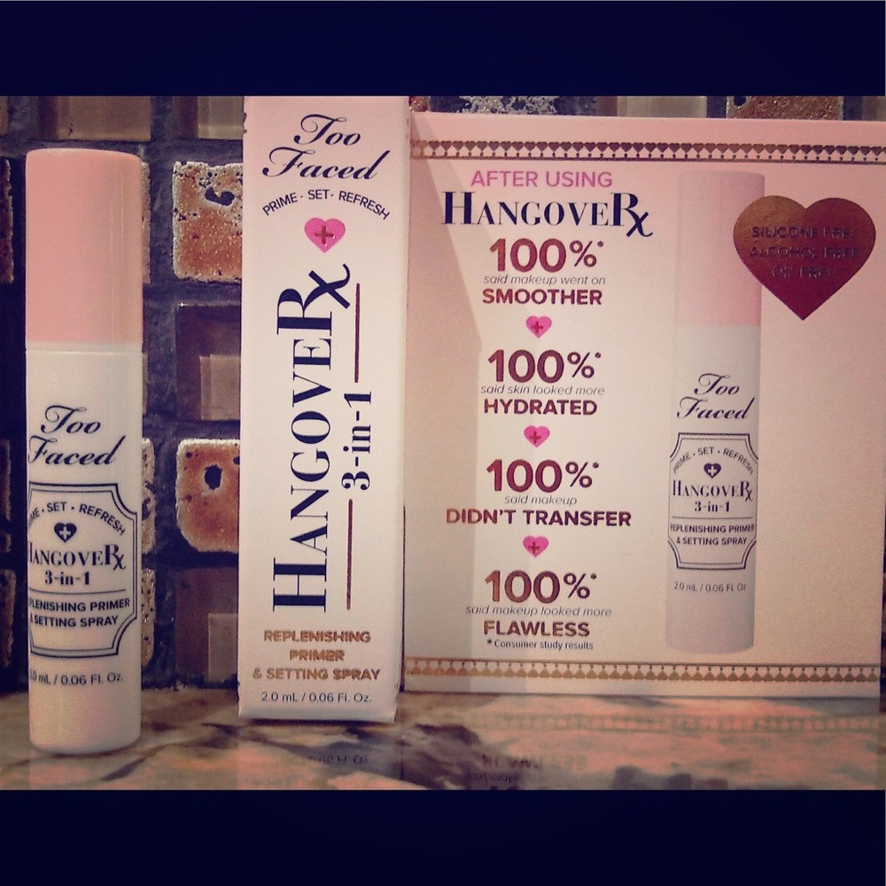 2x TOO FACED HangoveRx 3-in-1 (0.6oz/2.0ml)